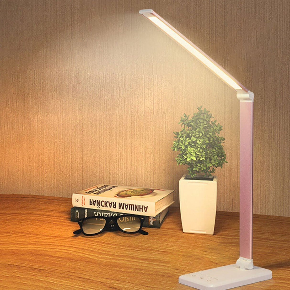 Hjemix | Nordisk Kreativ Foldbar Berøringsdimbar LED Skrivebordslampe