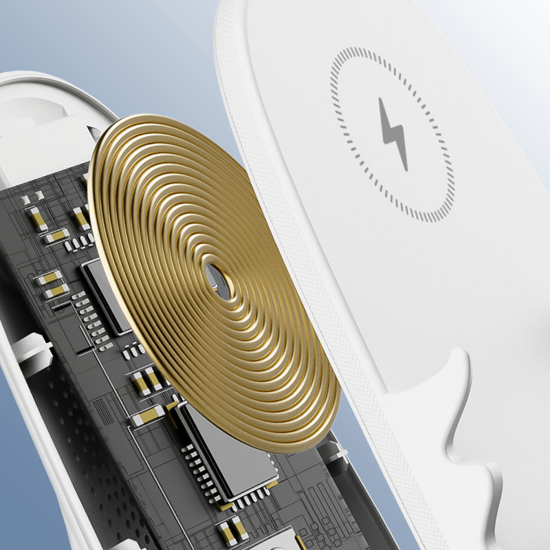 Hjemix | Mini Chair Trådløs Hurtiglader Multifunksjonell Telefonholder
