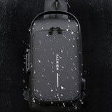 Hjemix | USB-lading Sport Sling Tyverisikker Skulderveske