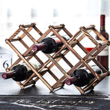 Hjemix | Sammenleggbar Frittstående Trevinsstativ