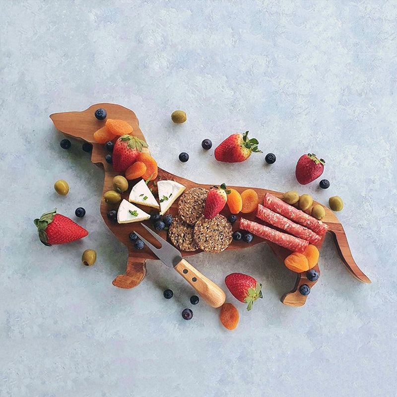 Hjemix | Tre Dachs Hund Serveringsfat