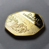 Hjemix | D-DAY LANDINGENE 1944 24kt Gull Minnemynt
