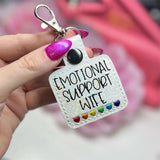 Hjemix | Rainbow Hearts Nøkkelring