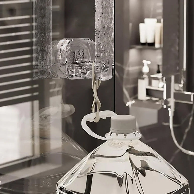Hjemix | Transparent Ripple Multifunctional Suction Cup Handles