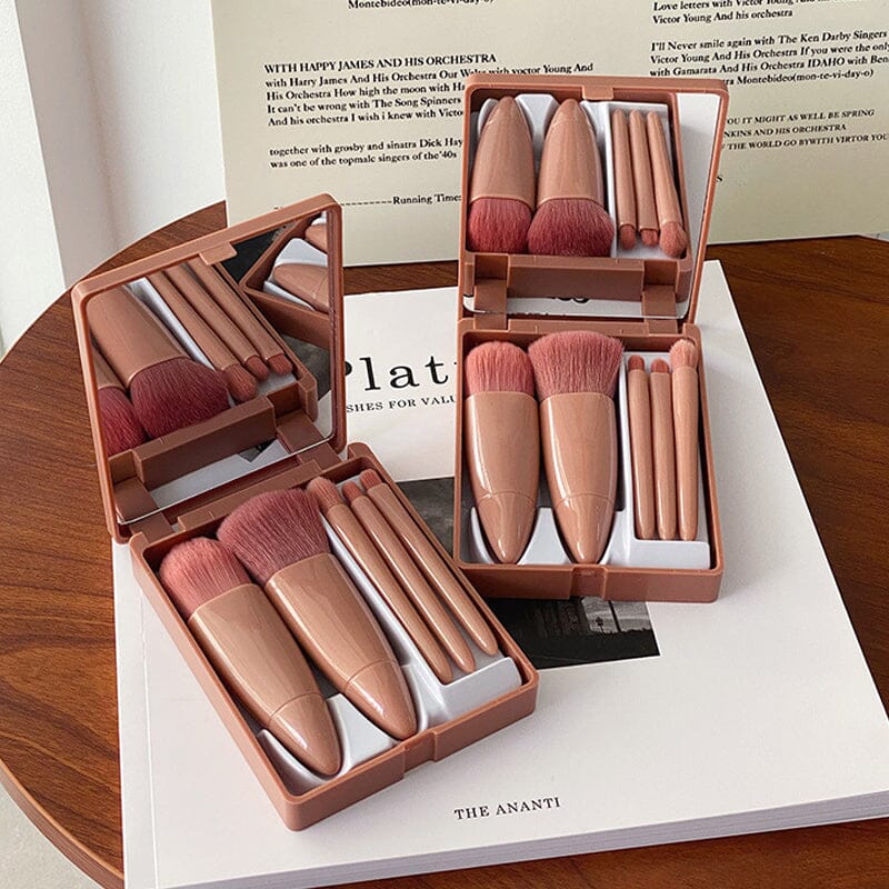 Hjemix | Bærbar sminkebørste med speil