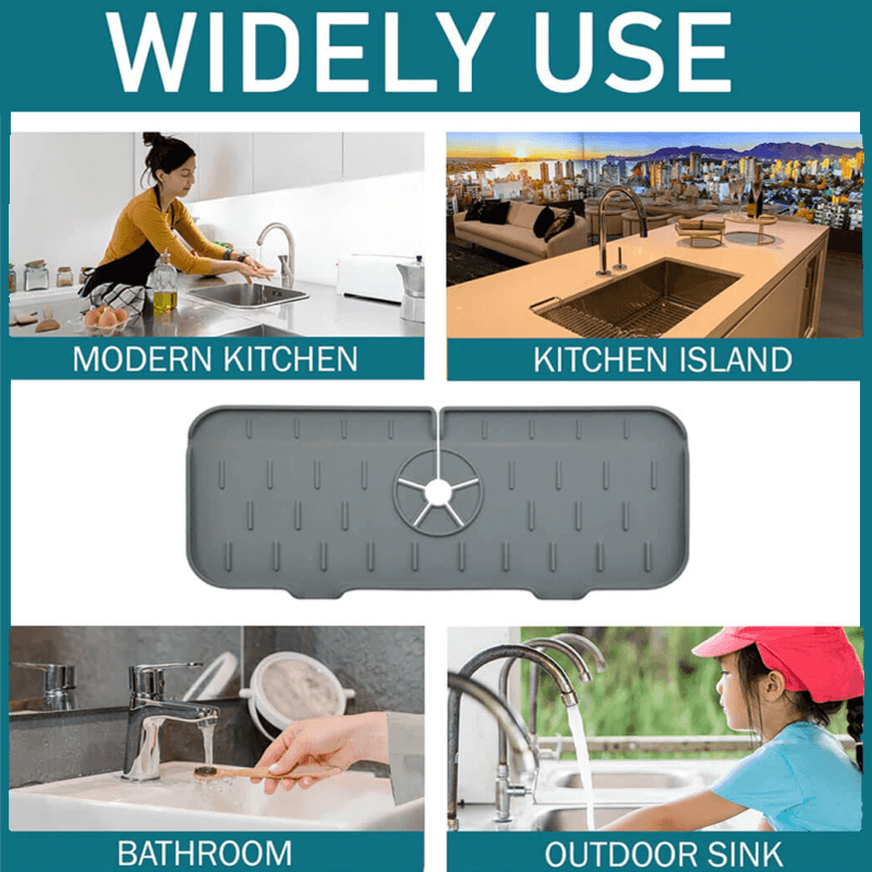 Hjemix | Silikon Kranhåndtak Dryppbrett