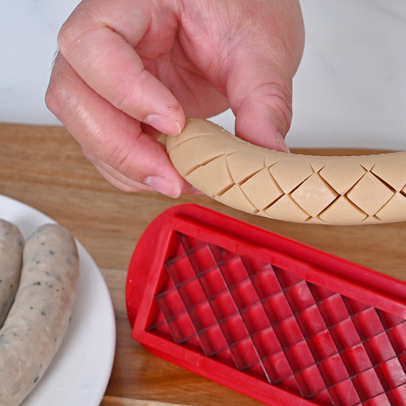 Hjemix | Perfect Criss-Cross Slots Hotdogs Cutter