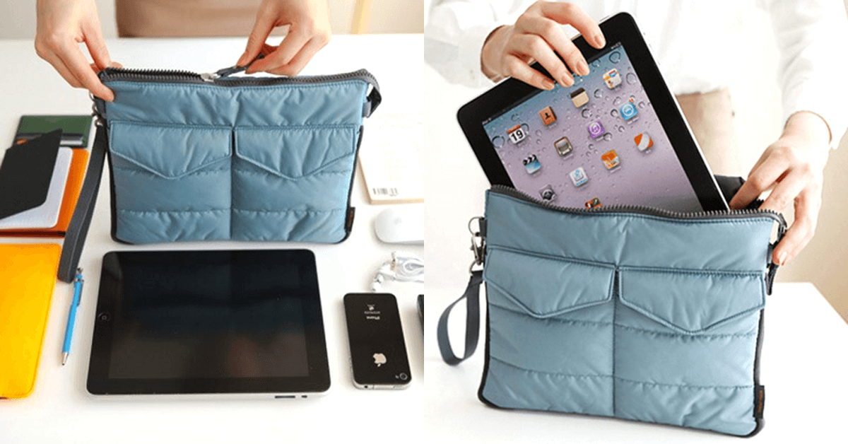 Hjemix | Slim Bag-in-Bag - Laget av polyester - Bærbar & liten - Flere glidelåslommer - Passer lett i kofferten din