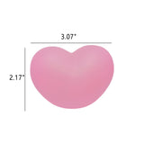 Hjemix | LuvSphere Silikon LED Nattlys | Hjerteformet Design | Bordlampe | Varm Stemningslys | Dekorativ