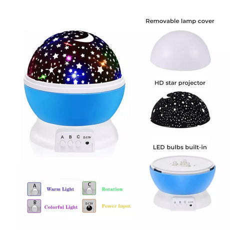 Hjemix | Galaxy Star Light Projector
