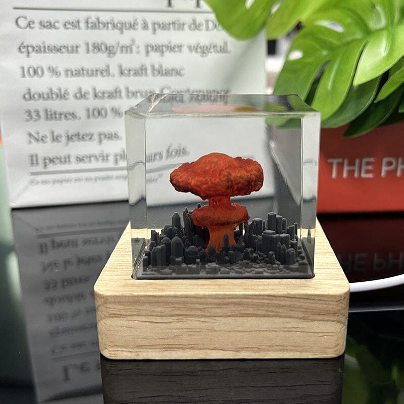 Hjemix | Harpiks lampe med eksplosive bomber