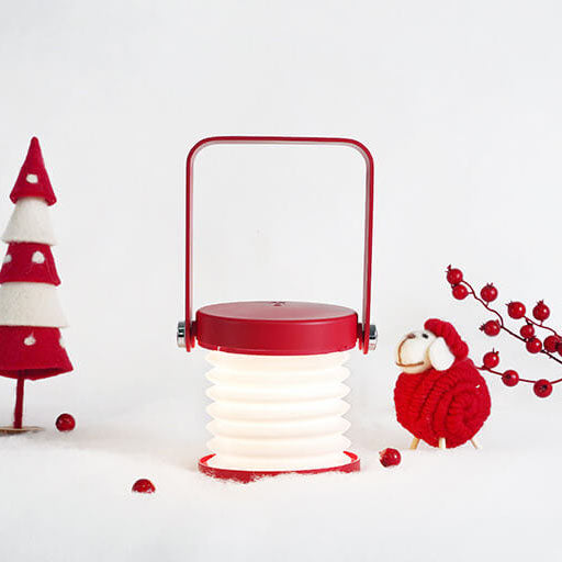 Hjemix | Lantern lampe nattlys kreativ sammenleggbar bærbar LED bordlampe