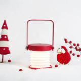 Hjemix | Lantern lampe nattlys kreativ sammenleggbar bærbar LED bordlampe