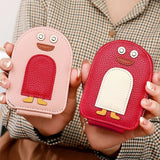 Hjemix | Søte Pingviner PU Kredittkort Myntekesje