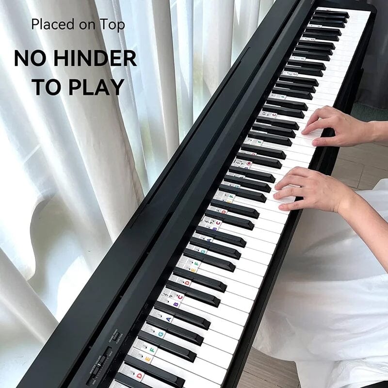 Hjemix | Avtagbar Pianotastatur Notelabel