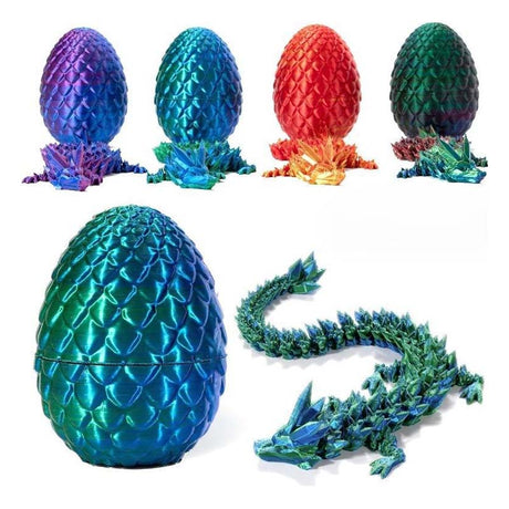 Hjemix | Edelsten Drage Egg Ornamenter