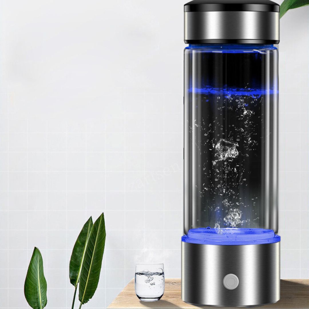 Hjemix | Oppladbar Alkalisk Vannflaske - Hydrogenn beriket Vann