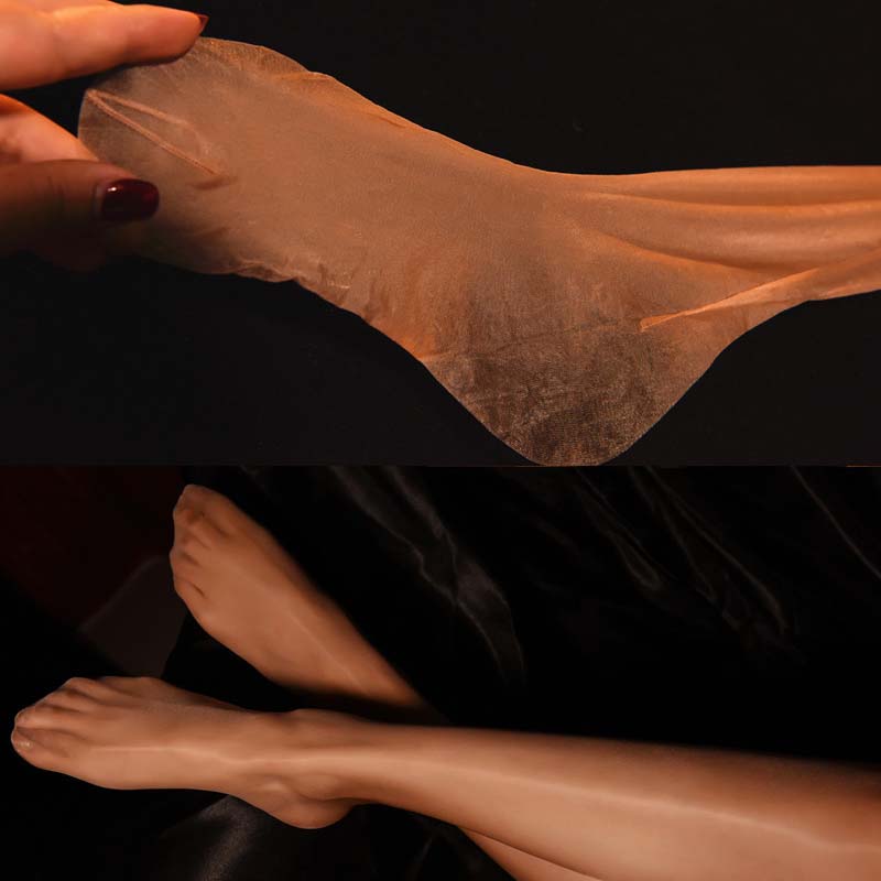 Hjemix | Oljesoaked 1D ultratynne sexy perleaktige strømper