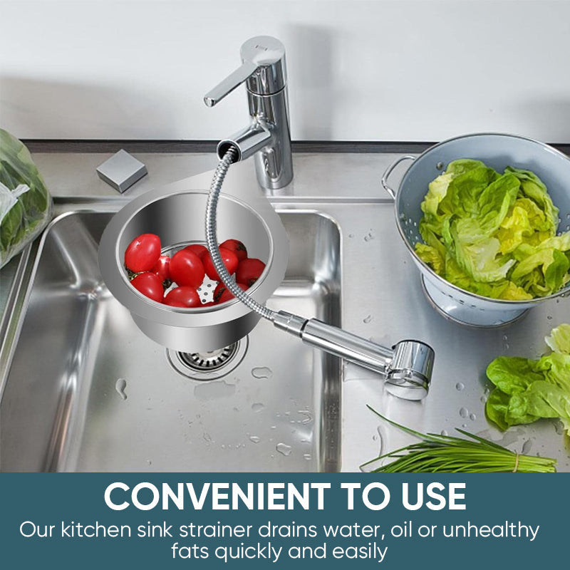 Hjemix | Rustfritt stål svane vask avløpskurv