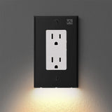 Hjemix | Outlet veggplate med LED nattlys