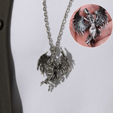 Hjemix | Sterling sølv værnengel anheng halskjede
