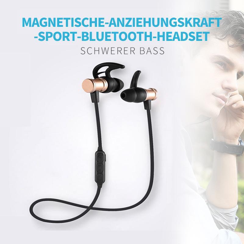 Hjemix | Bluetooth-Hodetelefoner, Stereo In-Ear Hodetelefoner, Sikker Passform For Sport, Treningssenter, Reise (Vanntett, Støyreduserende Mikrofon)