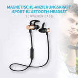 Hjemix | Bluetooth-Hodetelefoner, Stereo In-Ear Hodetelefoner, Sikker Passform For Sport, Treningssenter, Reise (Vanntett, Støyreduserende Mikrofon)
