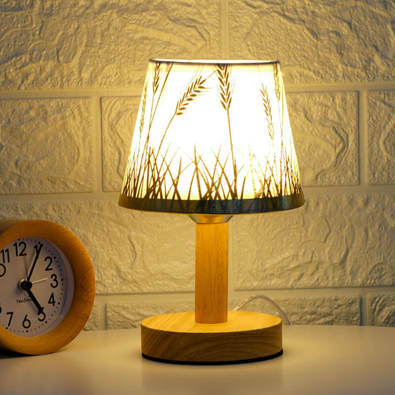 Hjemix | Vintage Lin Futteral 1-Lys LED Bordlampe