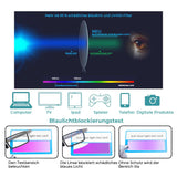 Hjemix | Ultralett sammenleggbar lesebriller med blålysbeskyttelse