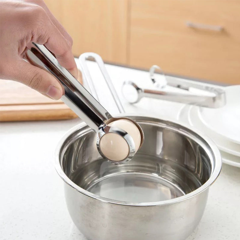 Hjemix | Rustfritt Stål Utvidet Egg Klipp - Praktisk Kjøkkenverktøy
