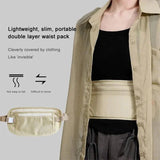 Hjemix | Sport Hip Bag Justerbar med Glidelåslommer