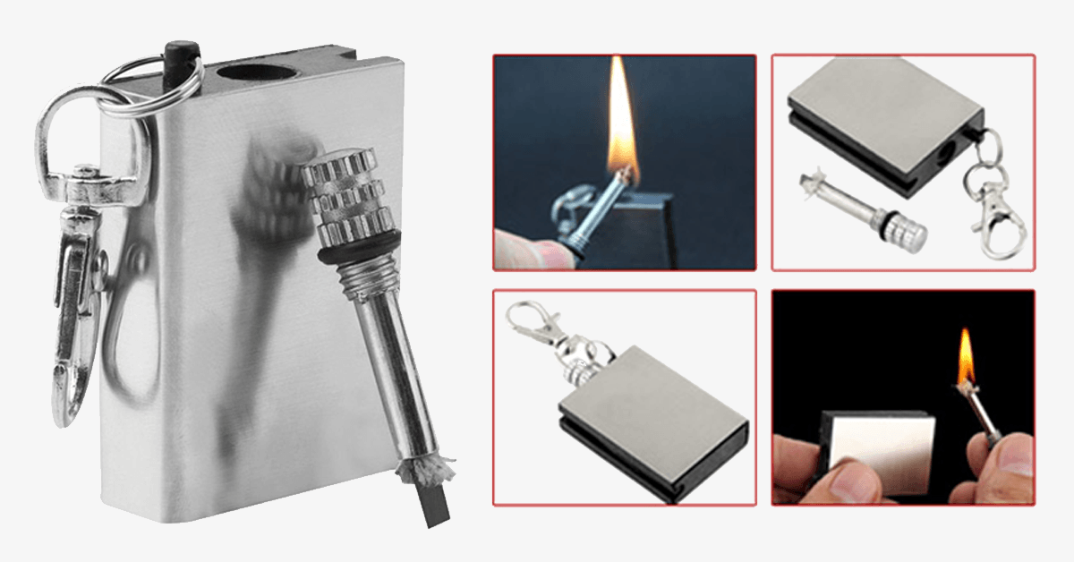 Hjemix | Fyrstarter Flint for Camping Nødsituasjoner – Camp med Letthet!