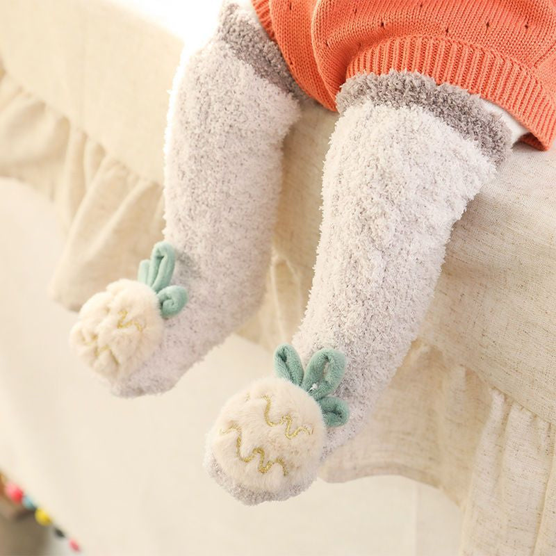 Hjemix | Baby Vinter Fluffy Fuzzy Sokker