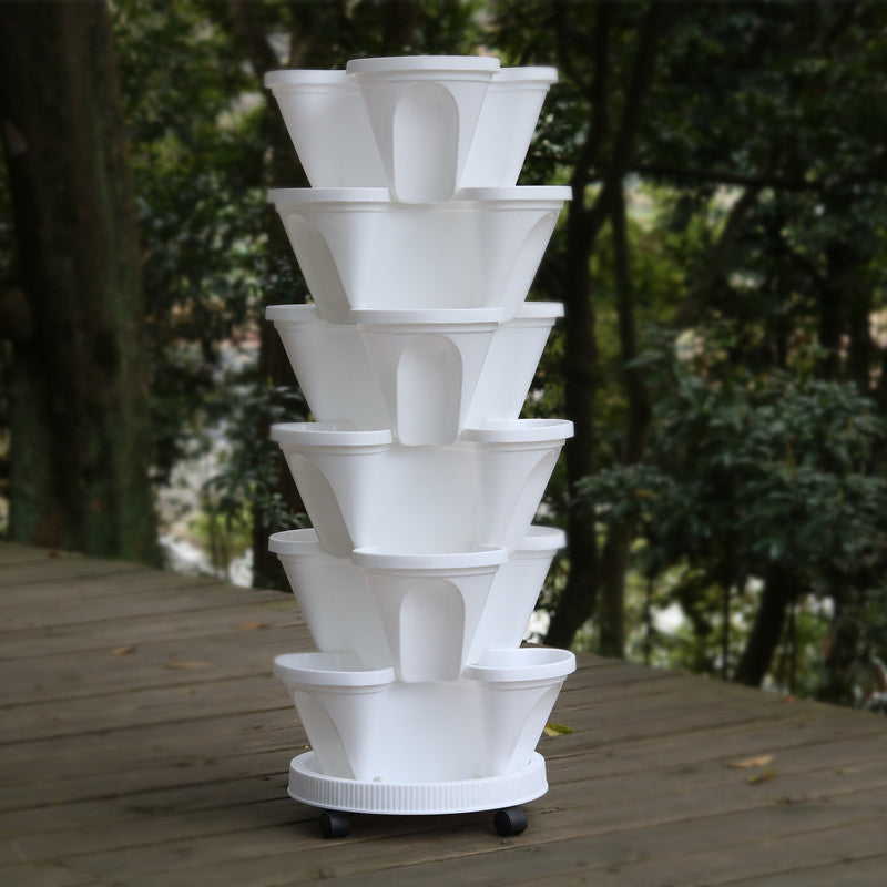 Hjemix | Vertikal Hage - PlantStack - Plassbesparende - Grønn Rutenettløsning