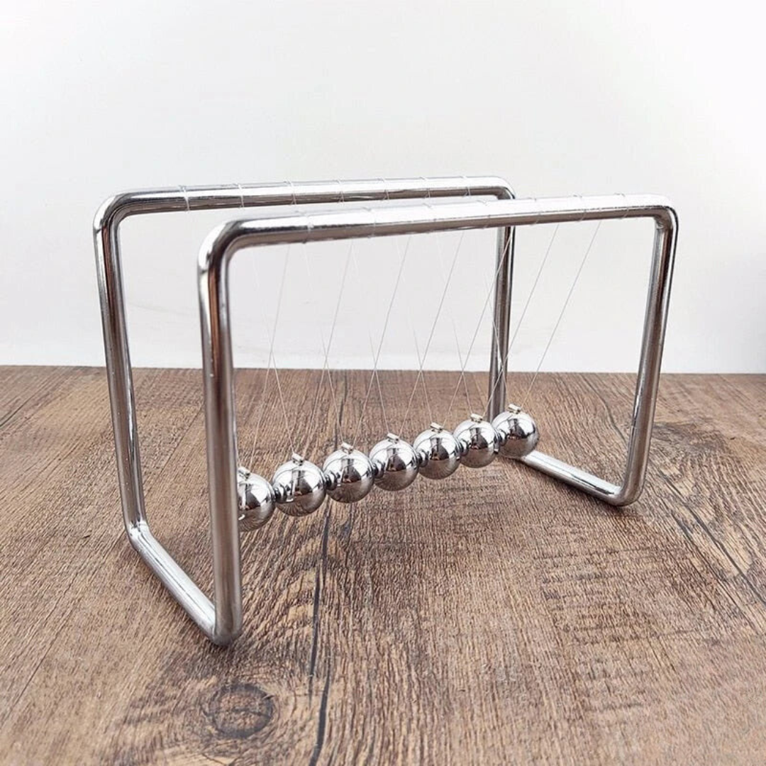 Hjemix | Sølv Newton Pendelbalanseballer skrivebordsleketøy