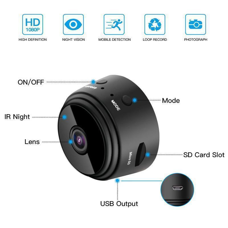 Hjemix | 1080p magnetisk WiFi mini kamera-RV tilhenger bakoverkamera