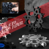 Hjemix | Snøfnugg Multifunksjonell Fingertipp Gyroskop Skiftenøkkel Verktøy Leke