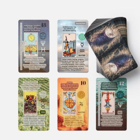 Hjemix | Læringskort Tarot-dekk med betydninger på det