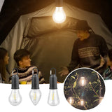 Hjemix | Ny utendørs camping hengelampe med Type-C ladekontakt retro pære