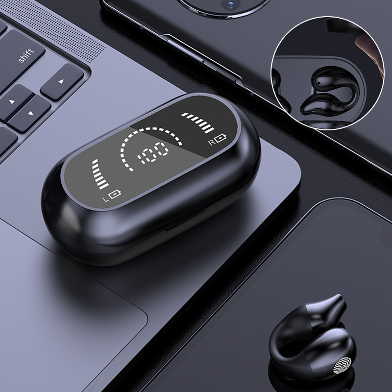 Hjemix | Trådløs øreklipp benledning hodetelefoner