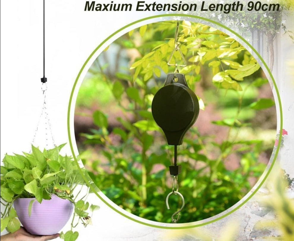 Hjemix | Utrekkbar krok for hagekurver, blomsterpotter, fuglebrett osv.