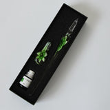 Glass Calligraphy Pen Set med blekk og pennholder