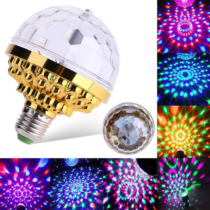 Hjemix | LED Disco Ball Fargerik Rotasjon Lys lampe