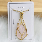 Hjemix | Krystallstein Choker Halskjede