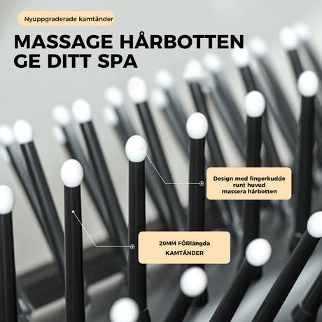 Hjemix | MirrorFlex Reise Speil Hårbørste | Sammenleggbar & Kompakt | Praktisk Styling på Farten