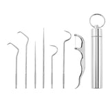 Hjemix | Sett med tannplukkere i rustfritt stål