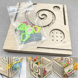 Hjemix | Alt-i-ett Tre Garnbolle - Multifunksjonelt Strikkverktøy