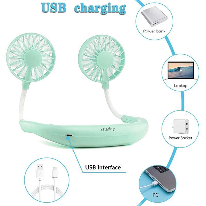 Hjemix | Battery Mini Neck Fans