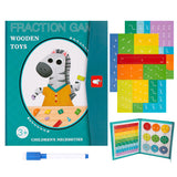 Hjemix | Montessori Utdanningsbok Brøk Graf for Barn