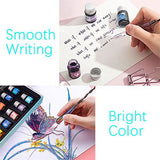 Hjemix | Kalligrafi Glass Dyp Penne Inks Sett